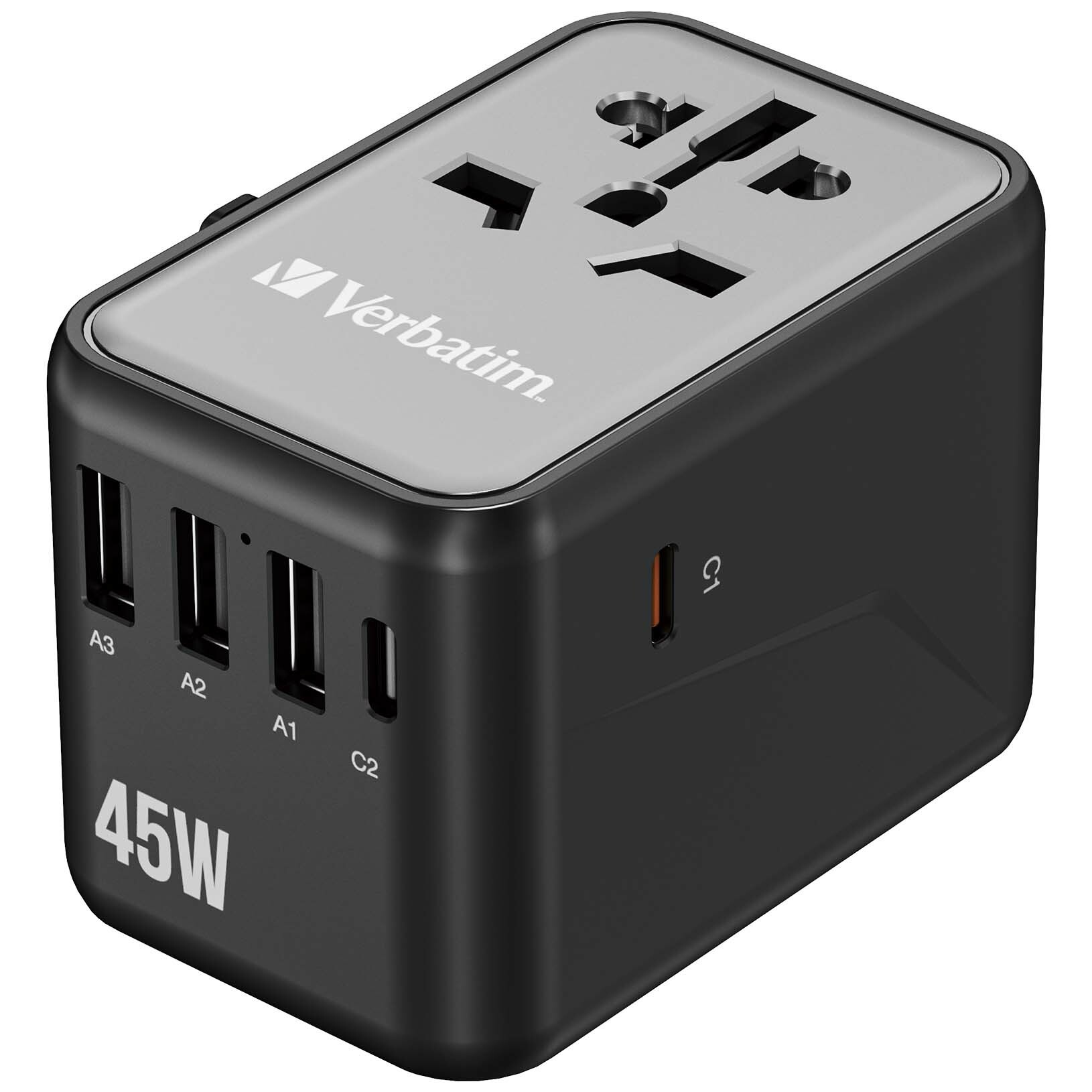 5 端口45W 通用旅行轉插 (UTA-08)