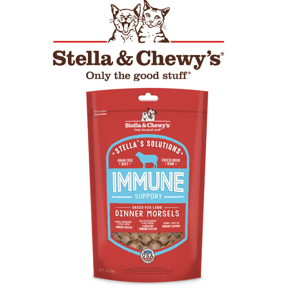 Stella & Chewy’s -功能配方-凍乾生肉狗糧 - 免疫系統-草飼羊 (13oz)
