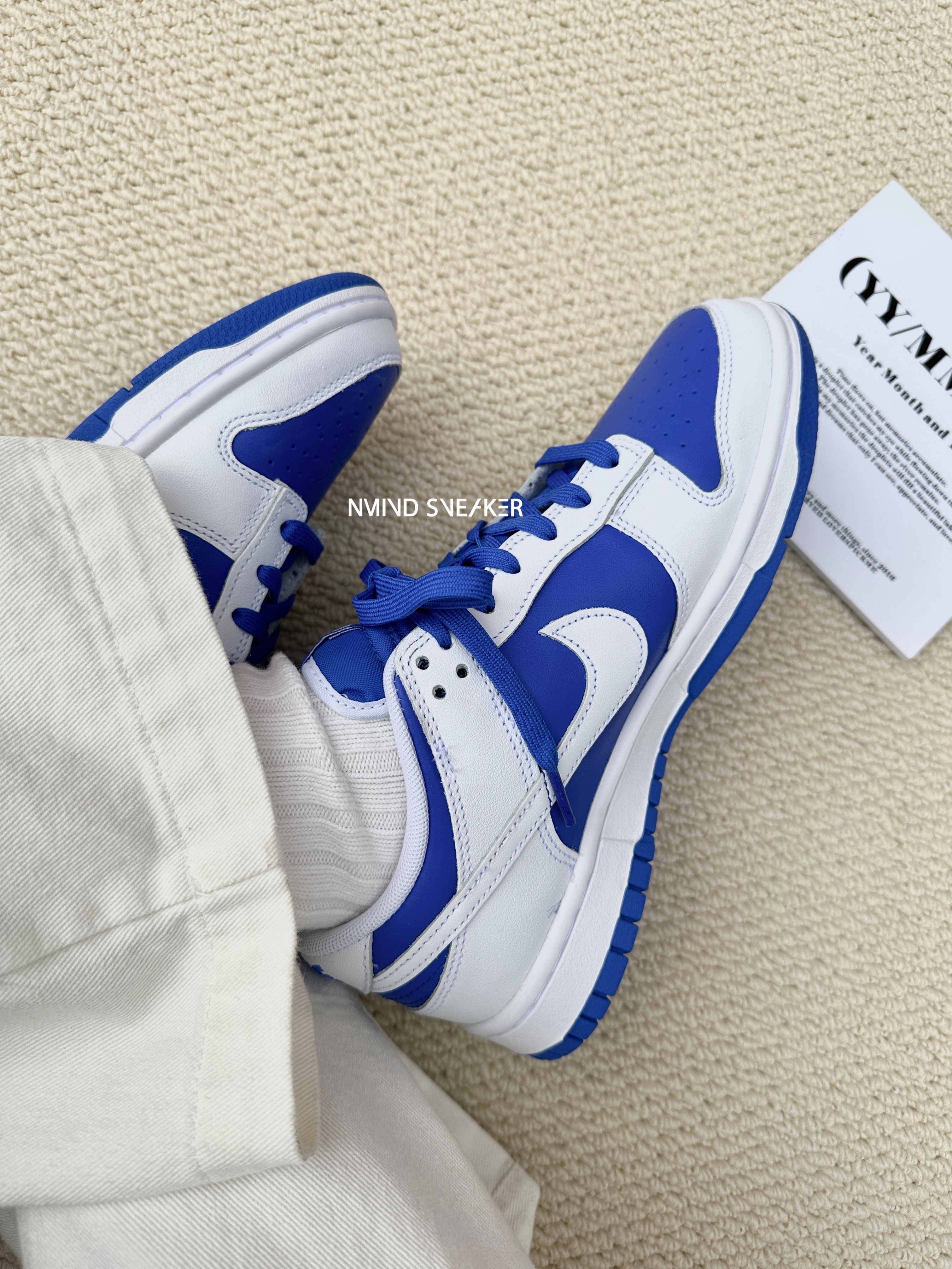 <2025ByeBye👋🏻>Nike Dunk Low Racer Blue White 反轉寶藍 (DD1391401)