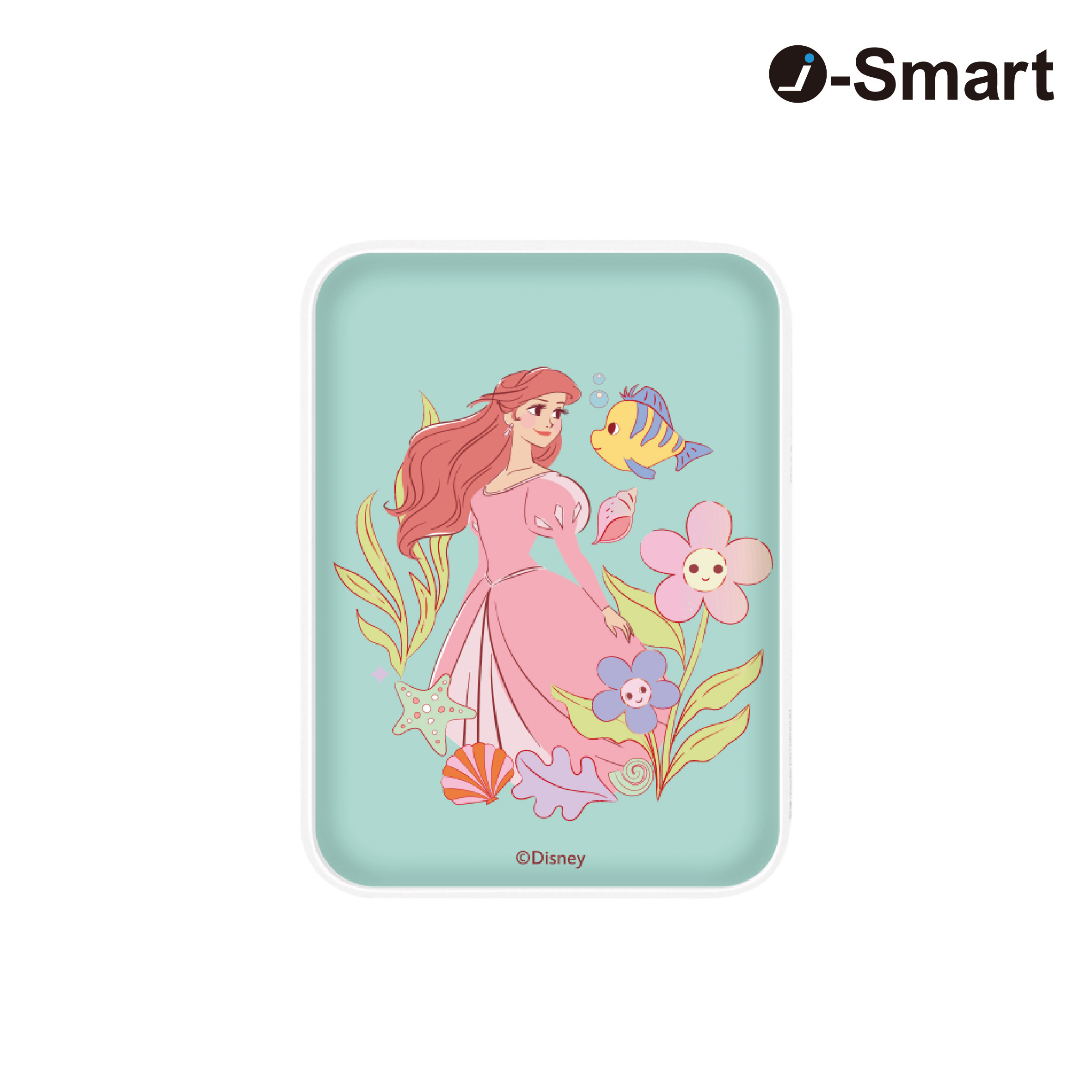 i-Smart-迪士尼系列口袋行動電源-Floral Party-美人魚 Ariel