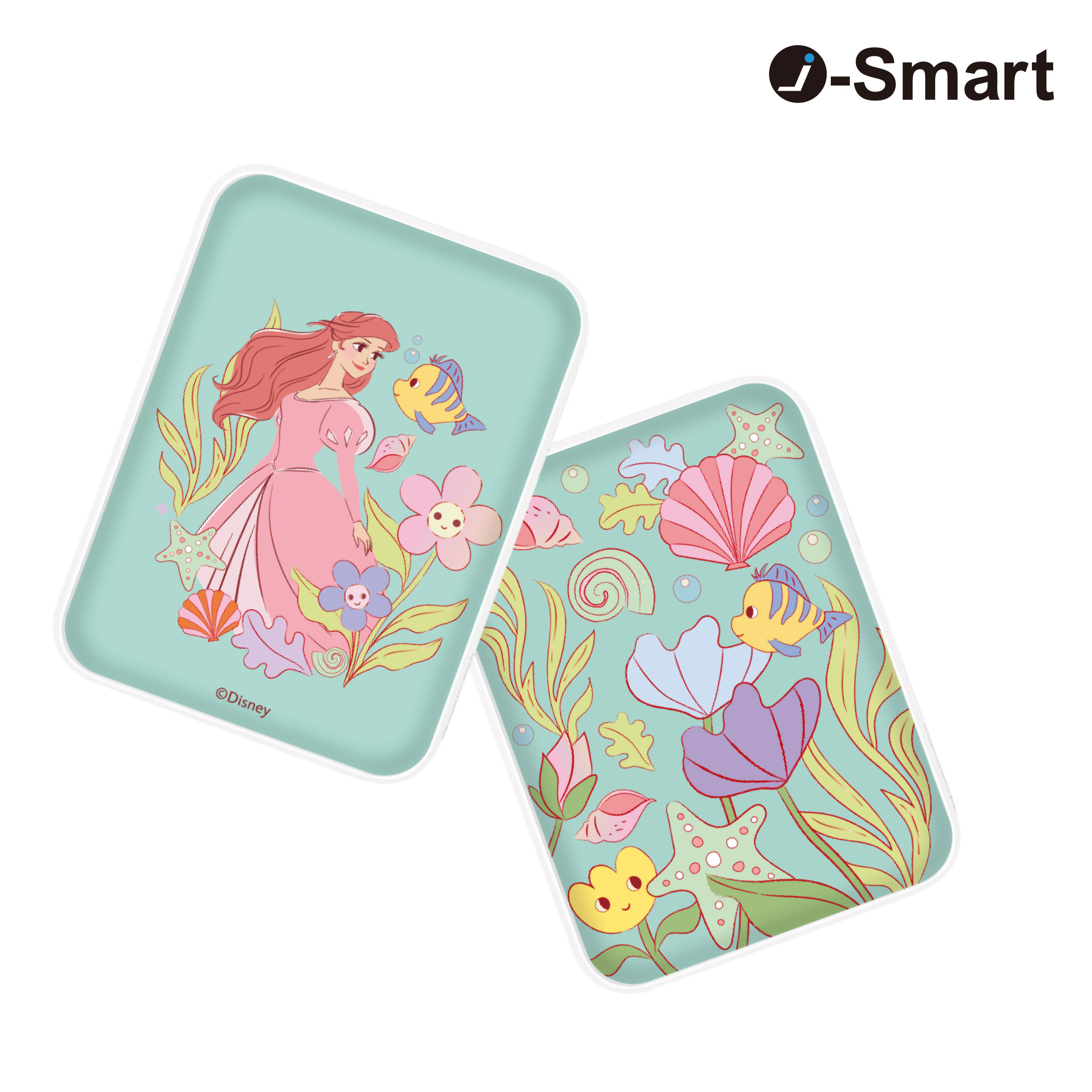 i-Smart-迪士尼系列口袋行動電源-Floral Party-美人魚 Ariel