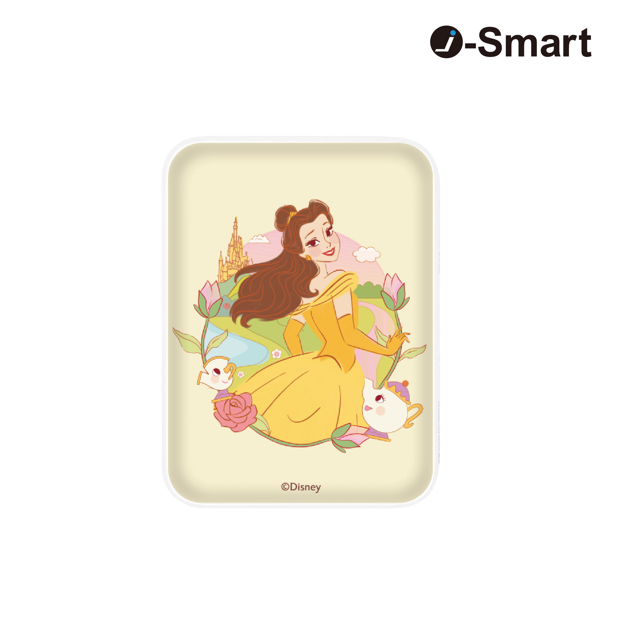 i-Smart-迪士尼系列口袋行動電源-Floral Party-貝兒 Belle