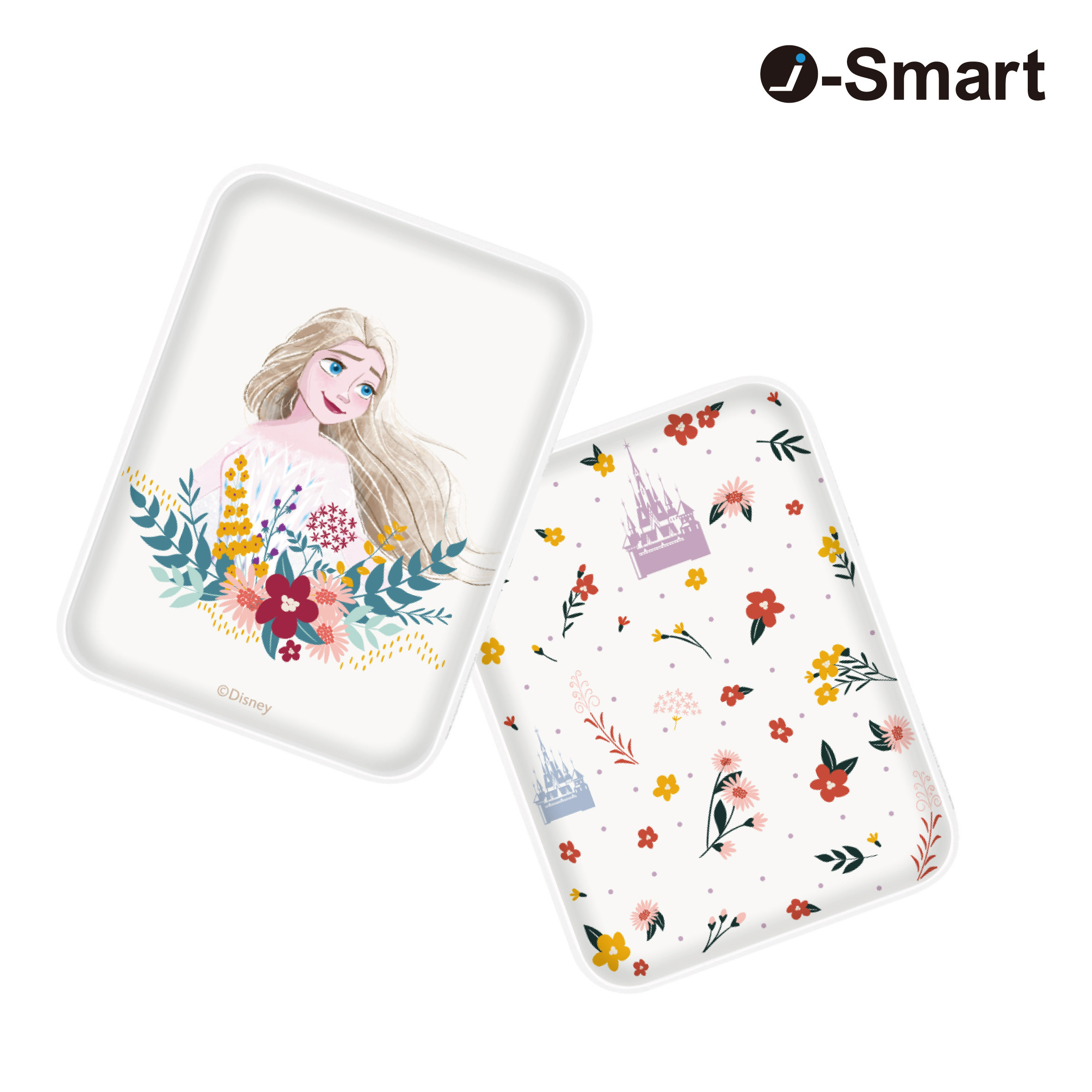 i-Smart-迪士尼系列口袋行動電源-Floral Party-Elsa