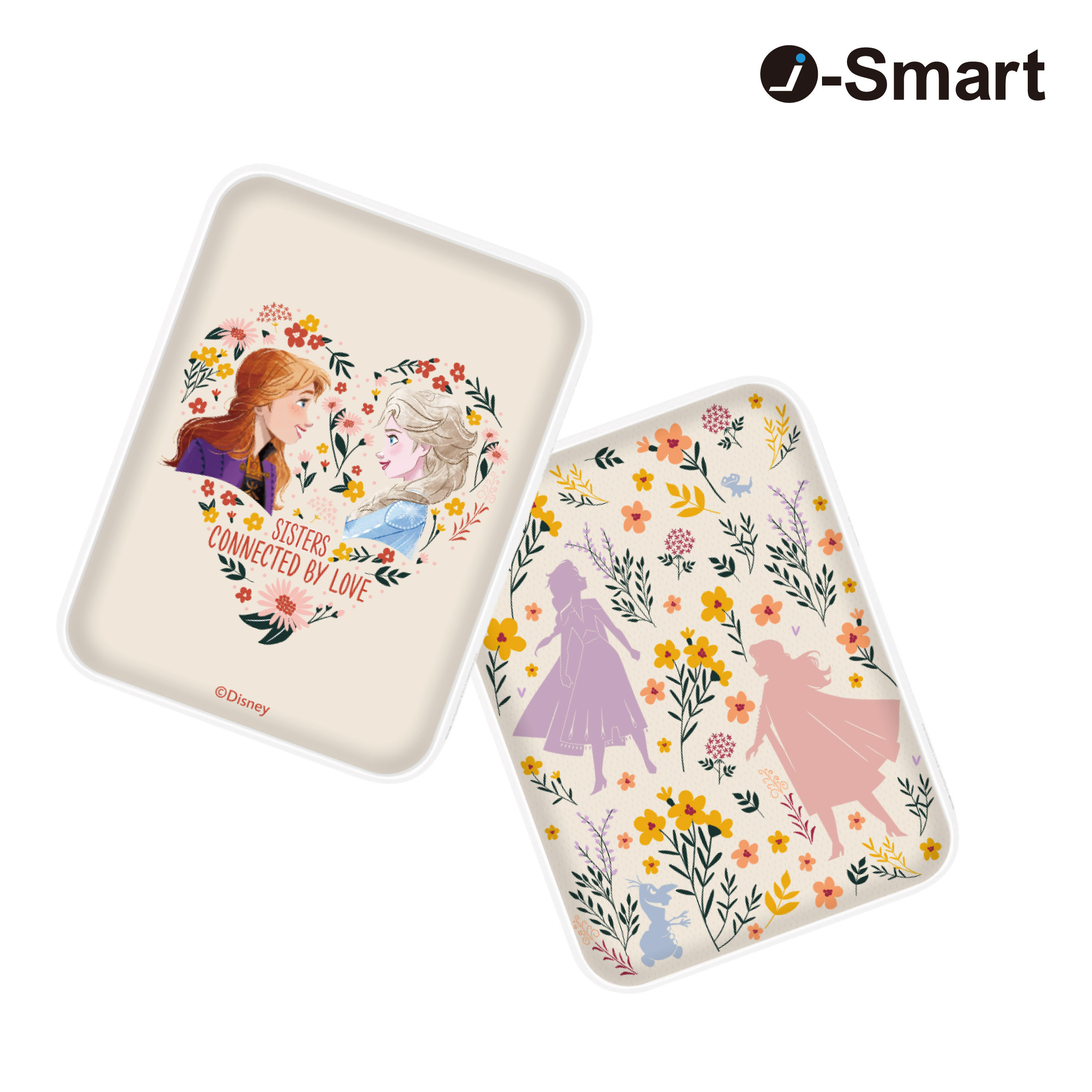 i-Smart-迪士尼系列口袋行動電源-Floral Party-Elsa and Anna