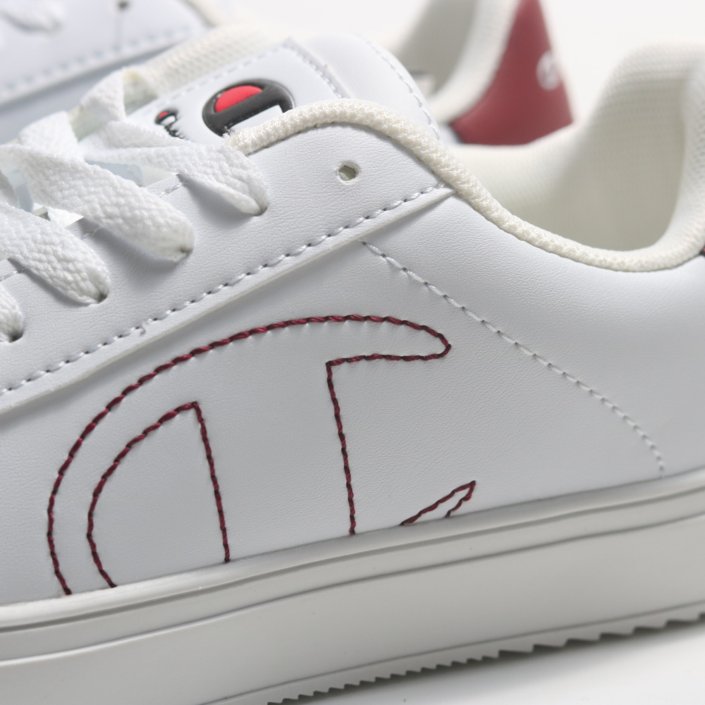 CHAMPION 休閒鞋 OUTLINE C 白紅 皮革 女 WFUS207403