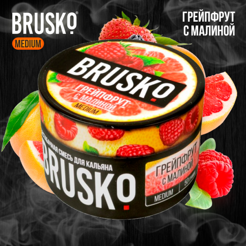 Brusko Grapefruit & Raspberry 50g