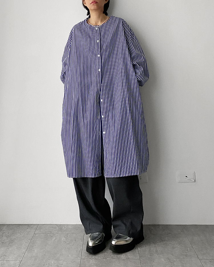 MFD-2473 無領襯衫洋裝