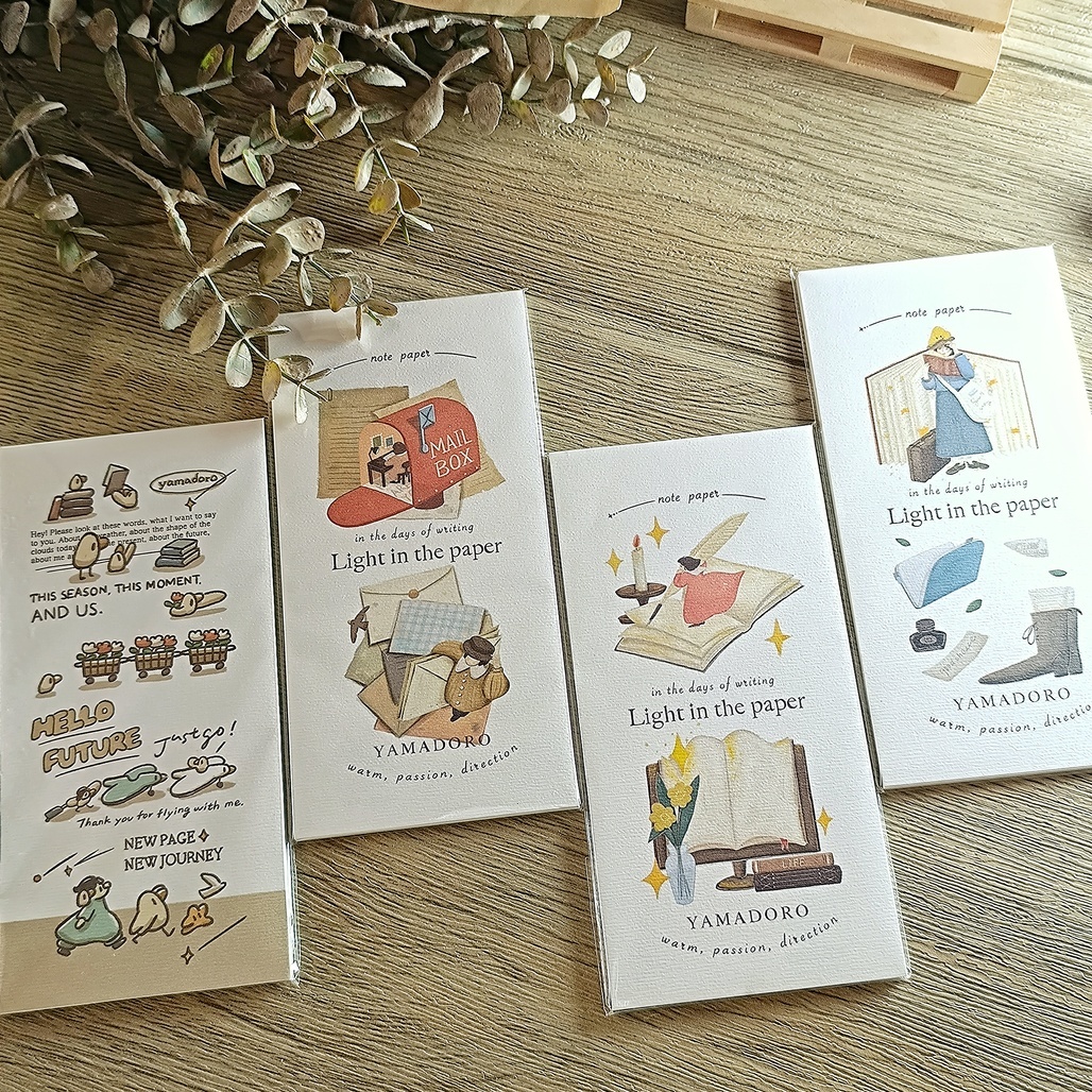 山泥泥．Light in the paper1-3/小鳥先生 便籤本 便條紙本