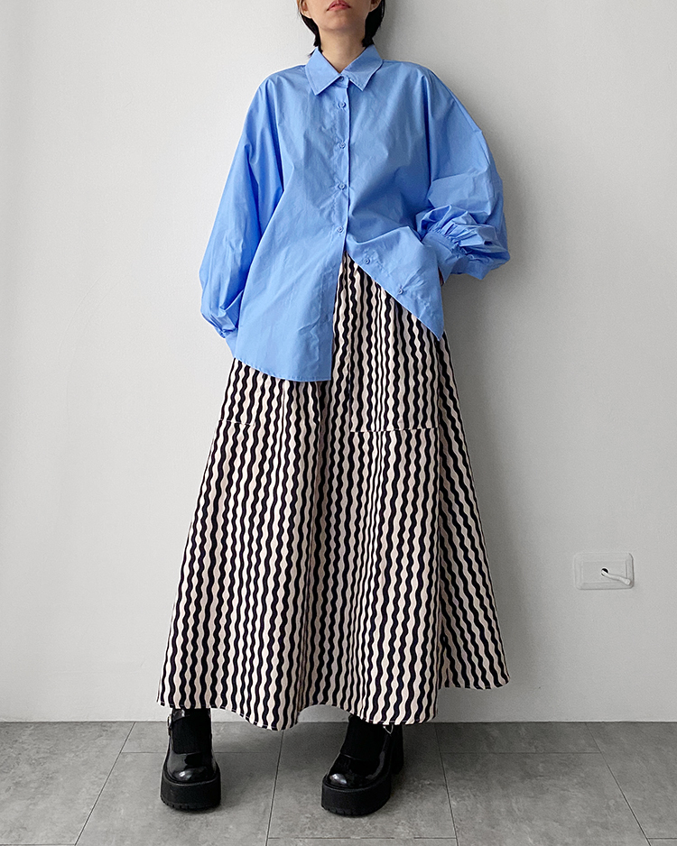 MFT-2465 燈籠袖襯衫