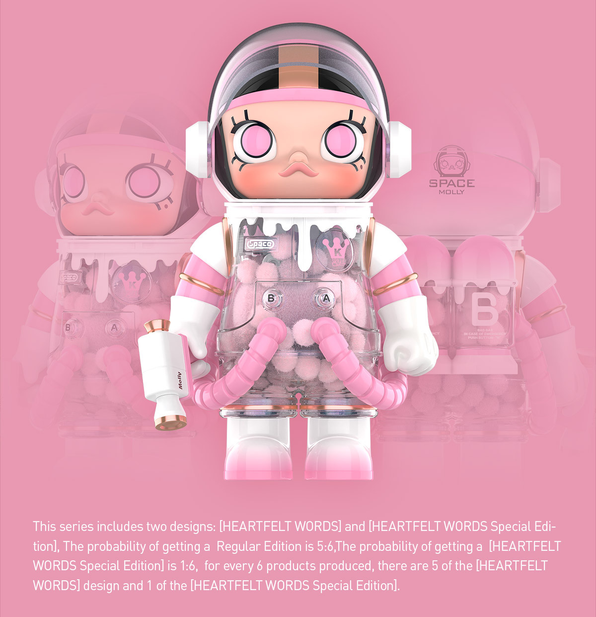 400% Mega Space Molly Heartfelt Words