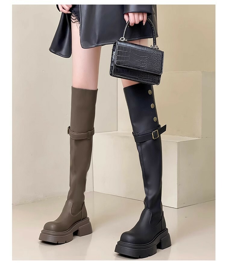可翻式過膝靴
