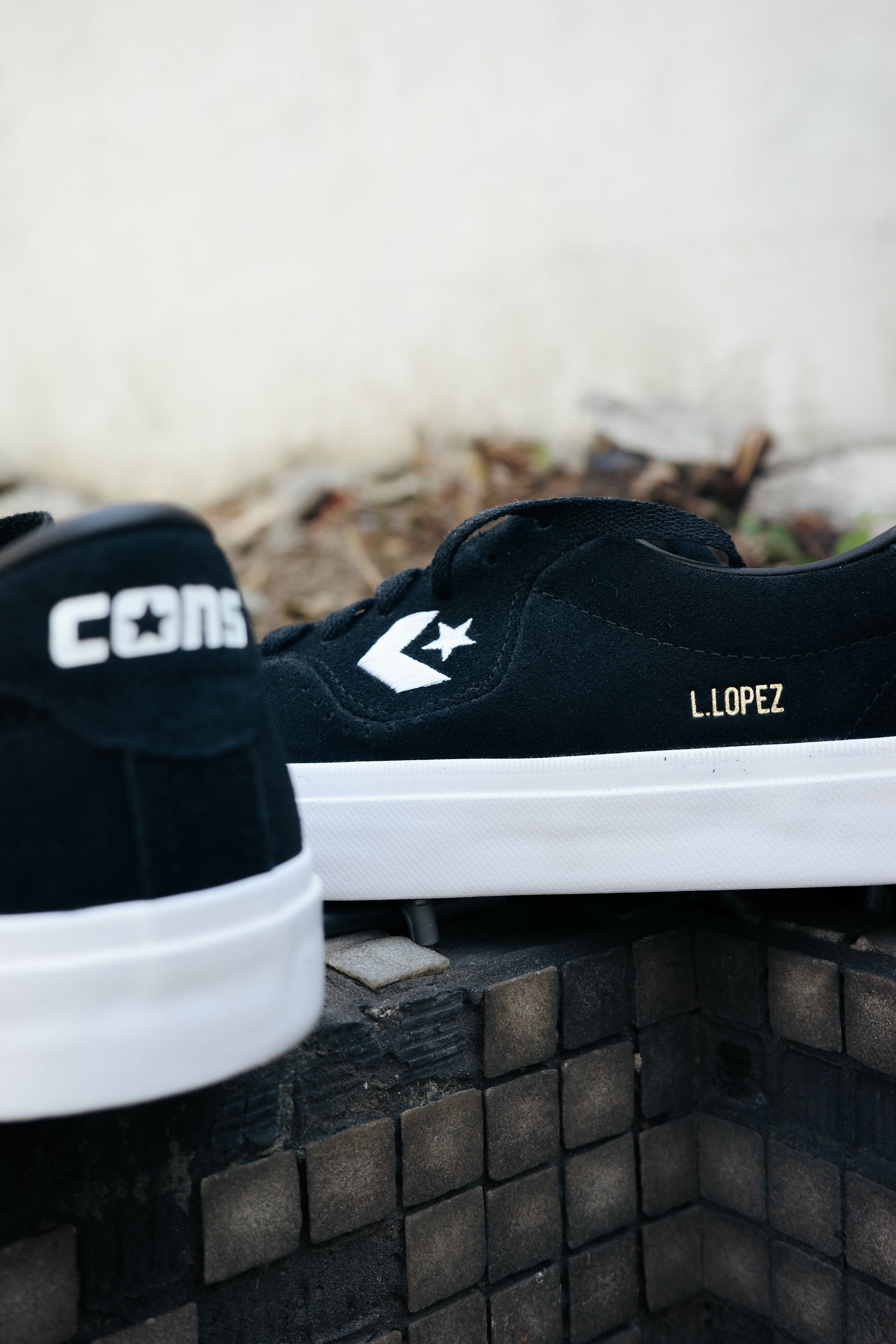 CONVERSE LOUIE LOPEZ PRO OX 休閒鞋 黑 男女 163261C