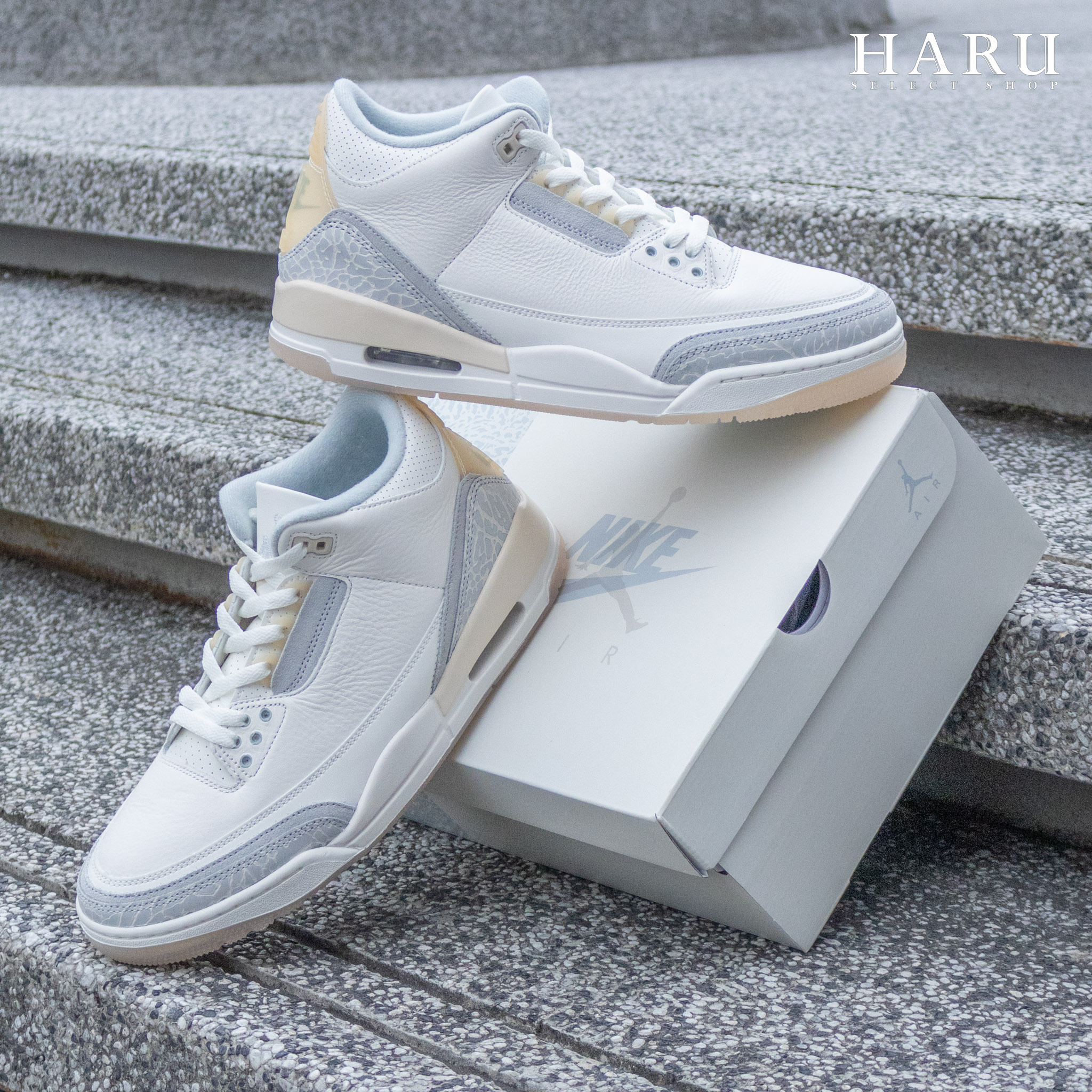 NIKE AIR JORDAN 3 CRAFT Ivory 象牙白 老屁股 籃球鞋 男生復古休閒鞋 FJ9479-100