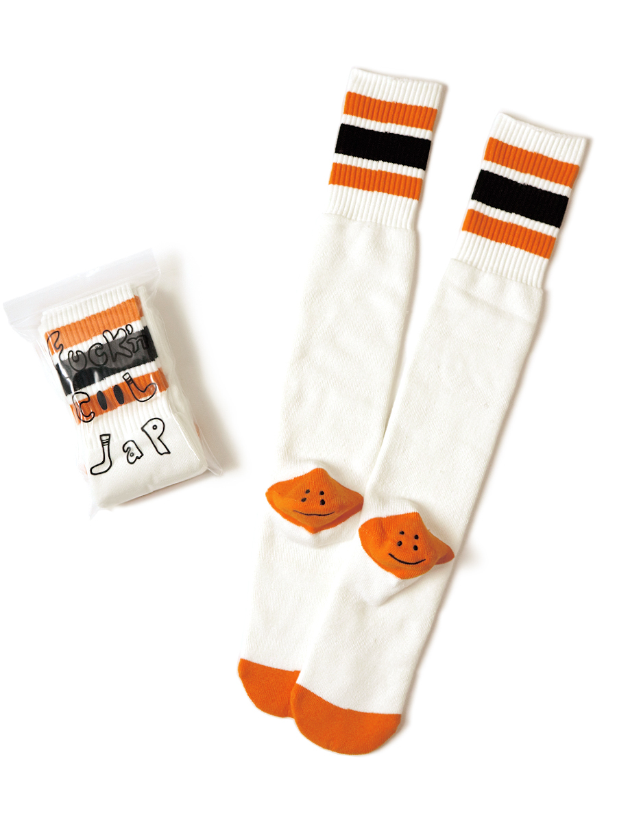 2025SS KAPITAL 144 HAPPY HEEL EK-1306 刺繡 笑臉 襪子 長襪 現貨