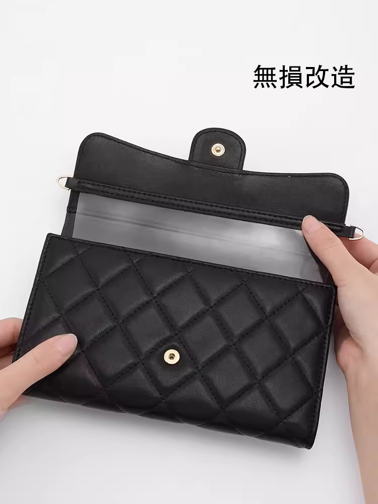 小香CF長款羊皮錢包改造金球鏈條肩帶|預購商品下單訂製需耐心等待14天