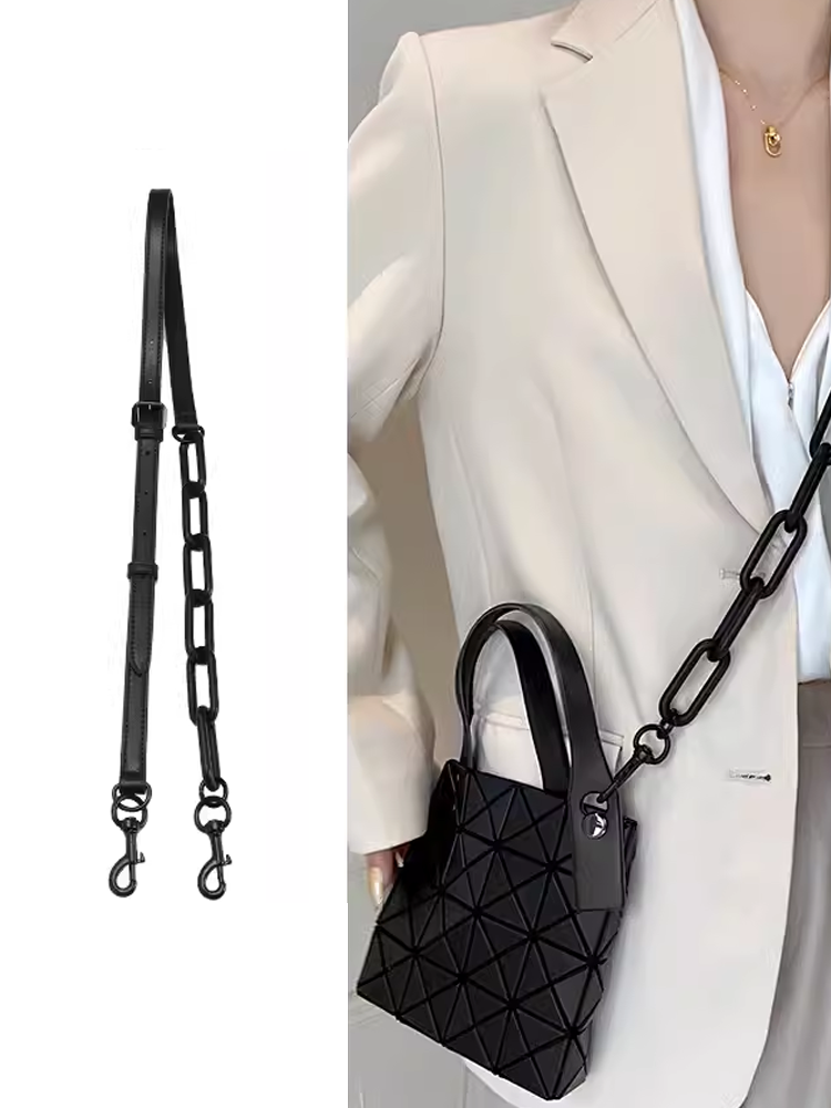 三宅一生mini包包改造斜跨亞克力鏈條|預購商品下單訂製需耐心等待14天