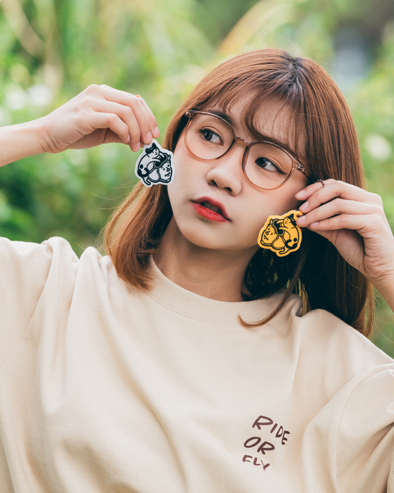 SPPPP｜Flying Boys｜反光片吊飾｜白