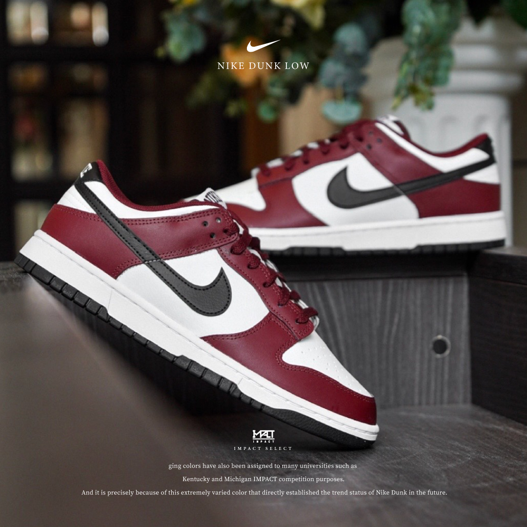 Nike Dunk Low 酒紅黑勾 黑白紅 FZ4616-600