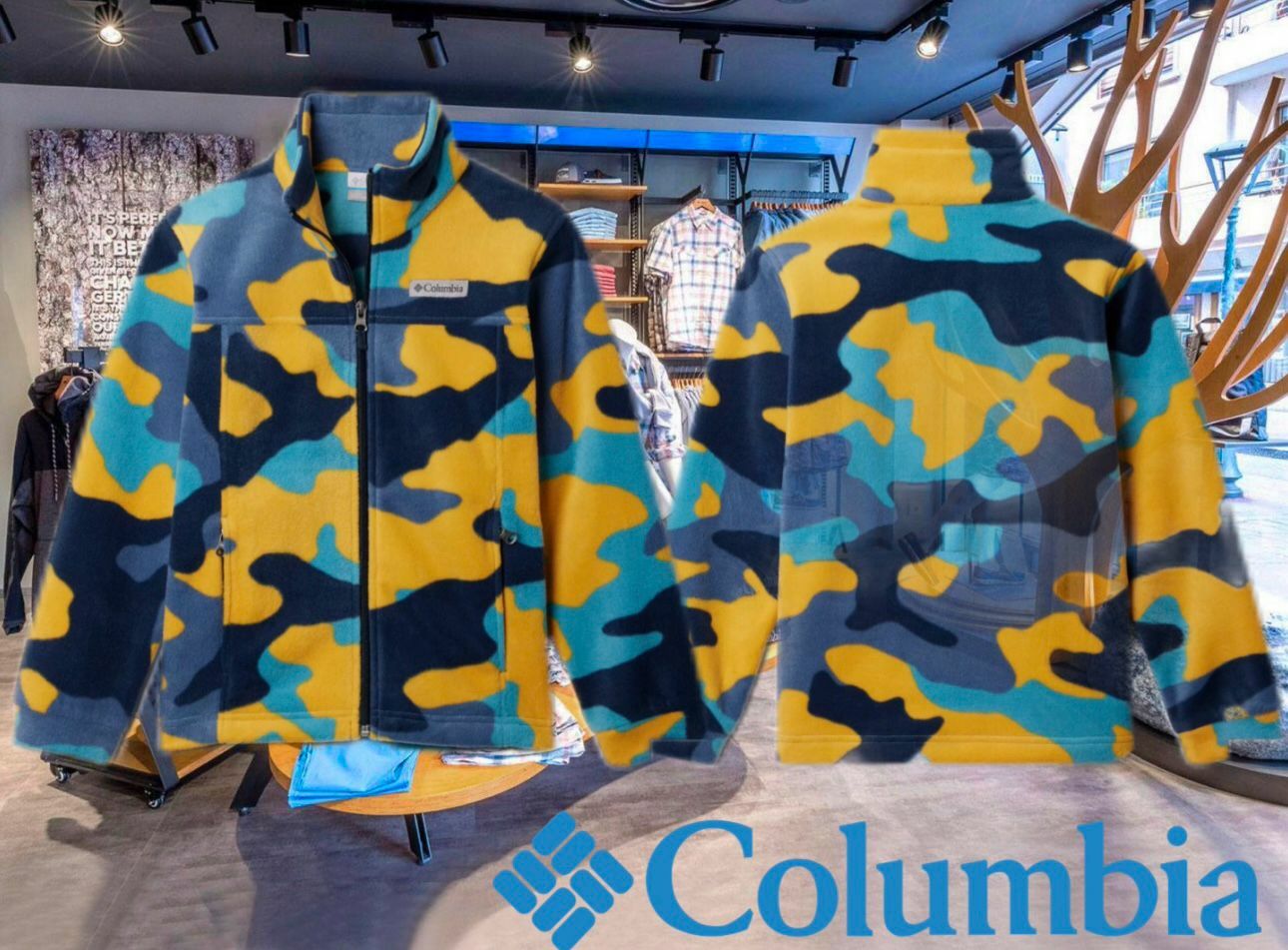 【預購】Columbia F020803 中童迷彩外套