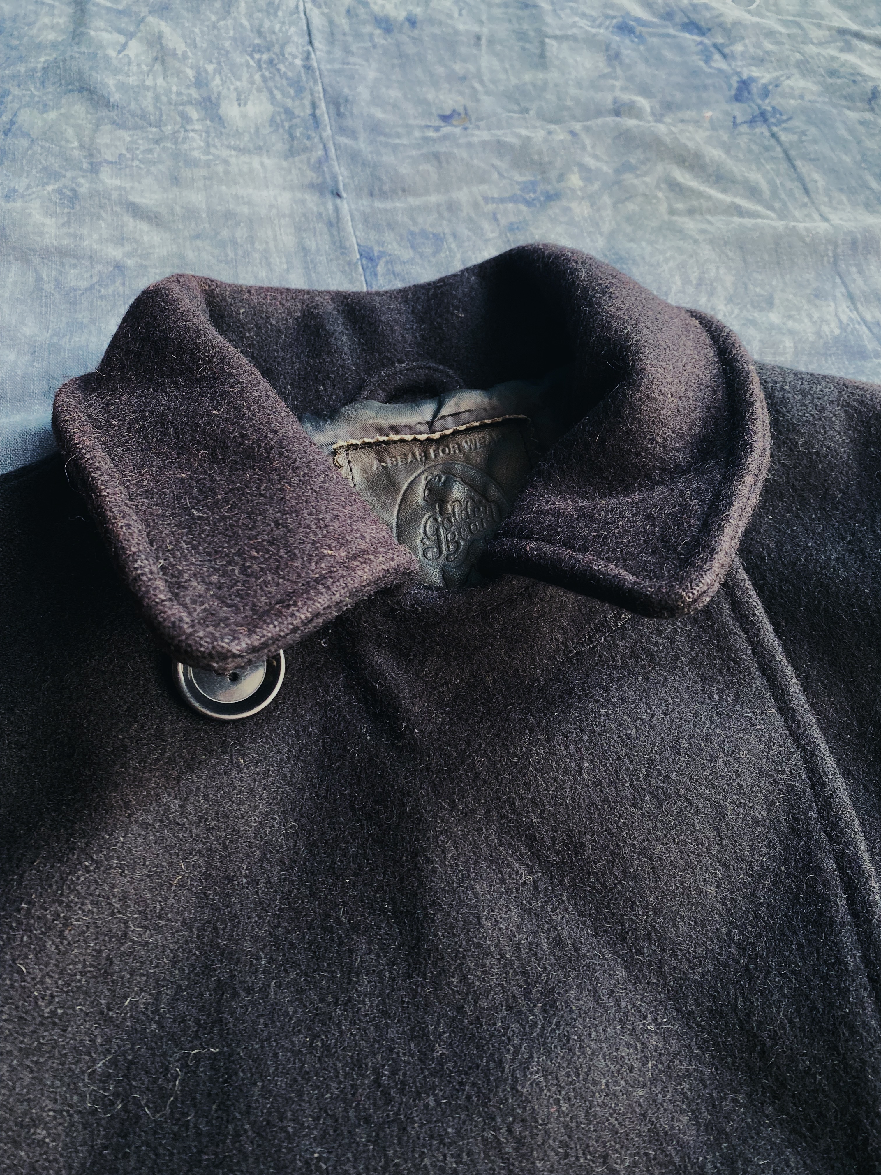 Vintage USN pea coat.short / 美國海軍公發短版甲板羊毛外套-