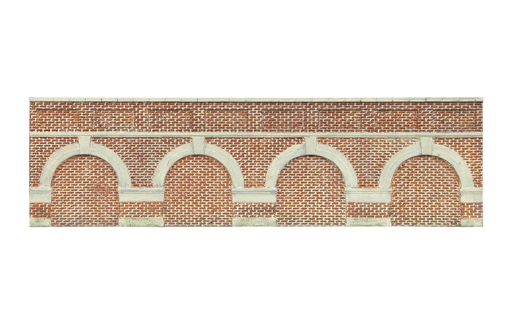 Hornby R7388 OO規 Low Level Arched Retaining Walls 矮擋土牆.2入