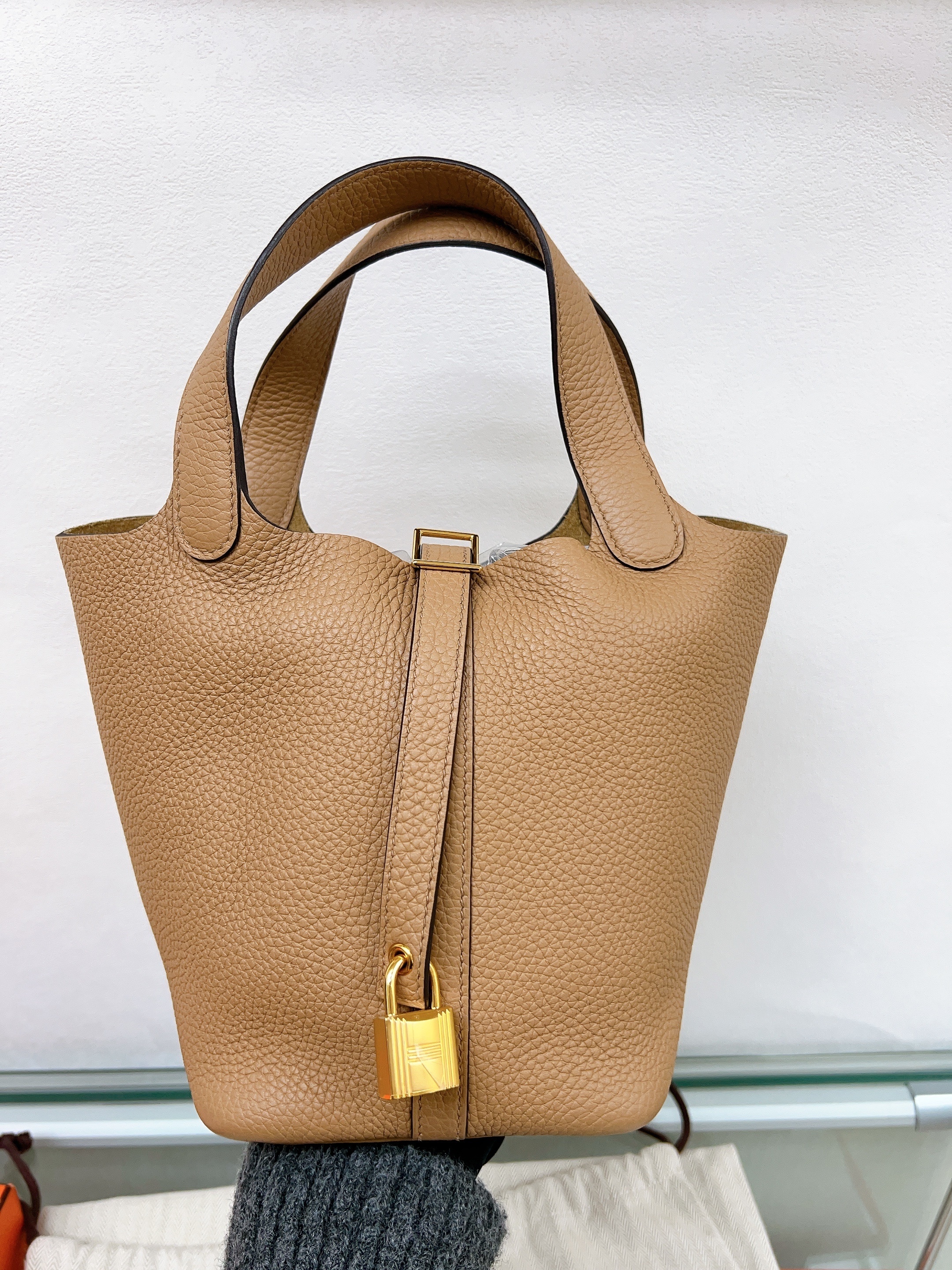 Hermes picotin 18 / chai GHW / Stamp Z