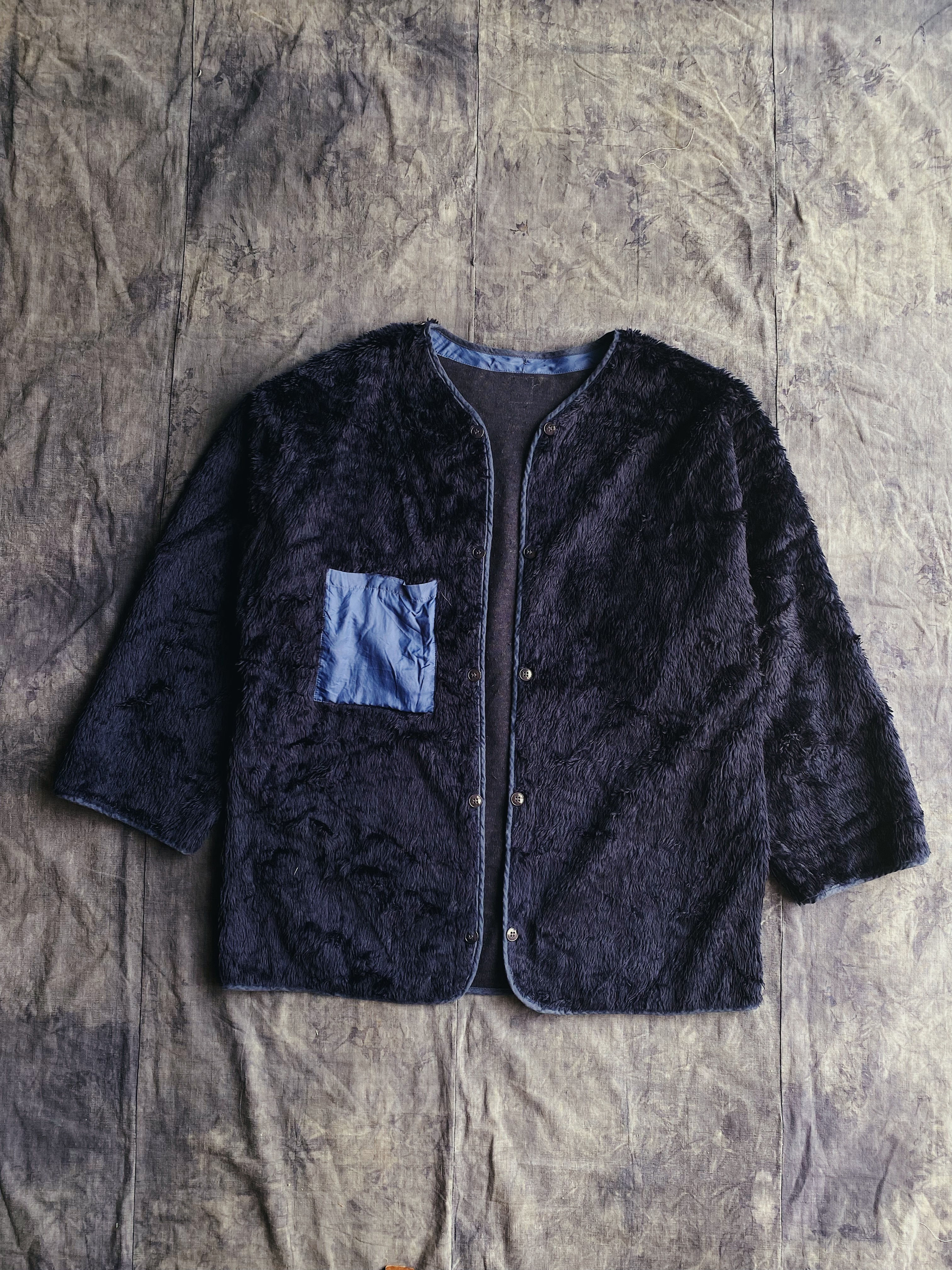 Vintage French LYCEE MILITAIRE Field Parka Liner / 法軍公發LYCEE MILITAIRE 大衣刷毛內裡（藍色口袋）