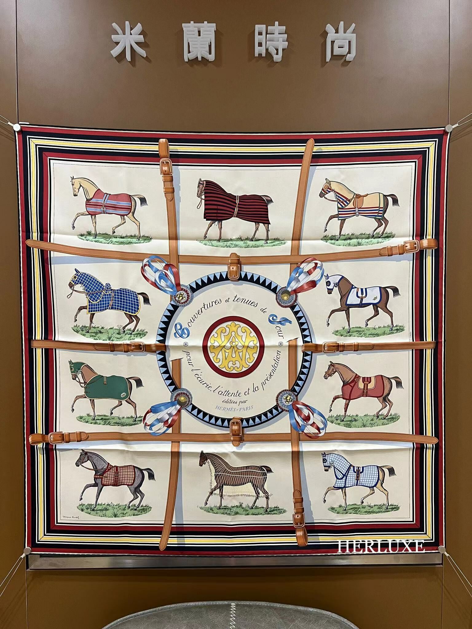 Scarf 100% soie 90 x 90cm