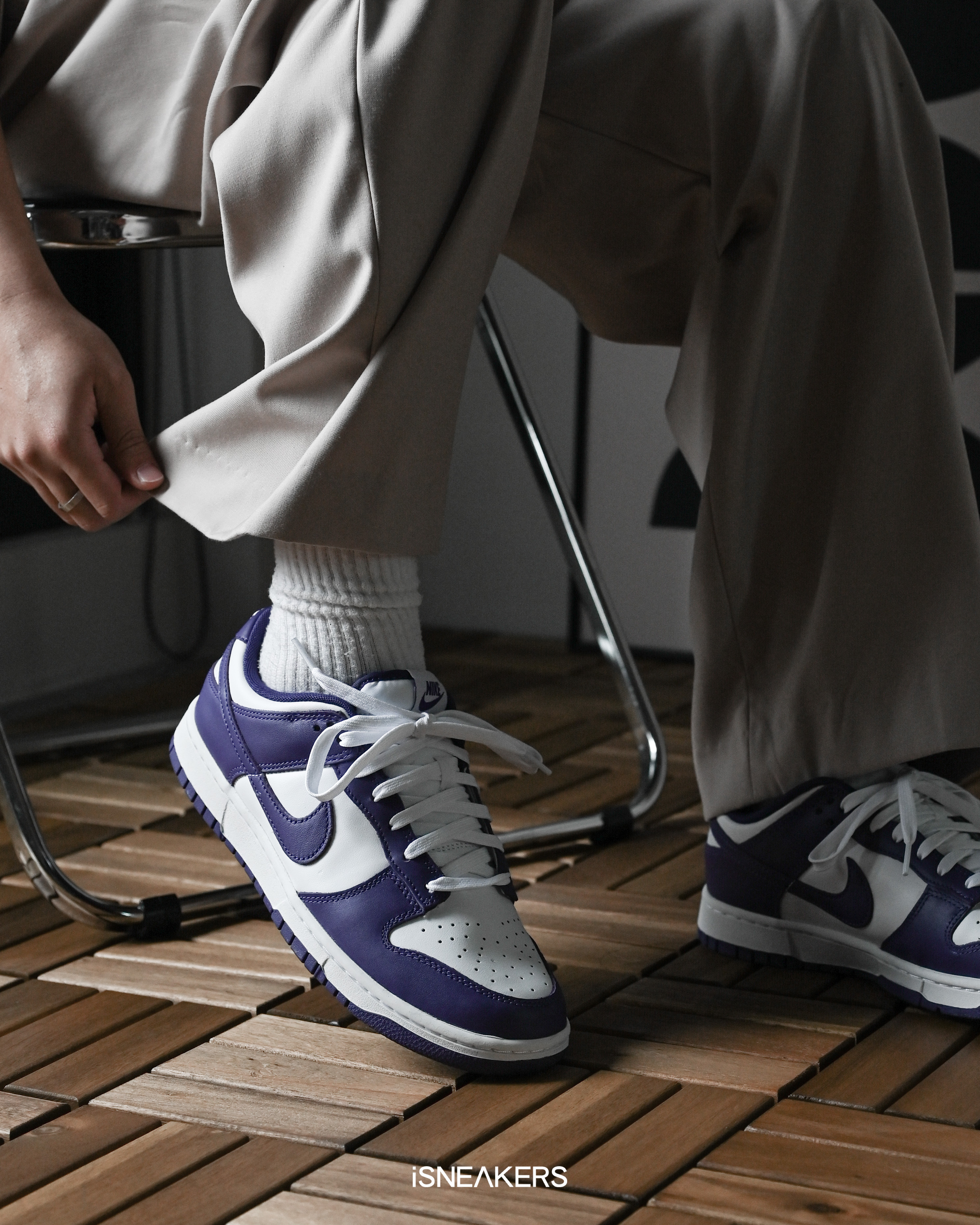 iSNEAKERS｜Nike Dunk Low Retro "Championship Purple" 冠軍白紫 DD1391-104