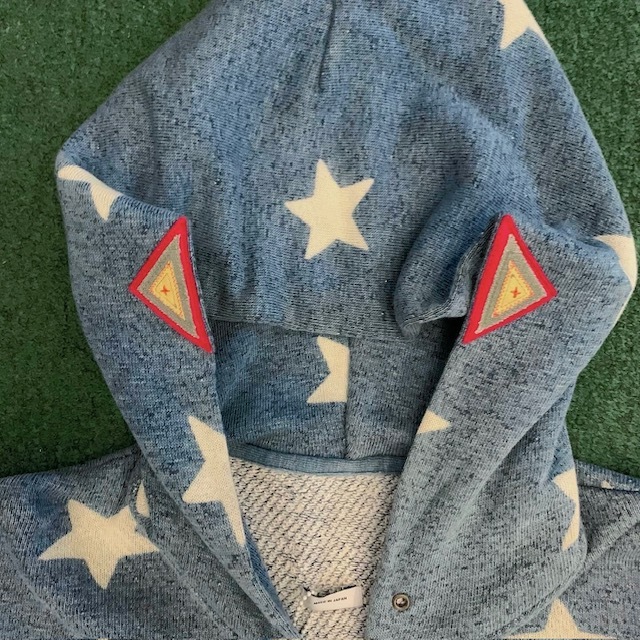 VISVIM INDIGO ARTISAN STARS HOODIE F.Z (GIZA) - LT.INDIGO SIZE 3 IN STOCK NOW (現貨發售中)