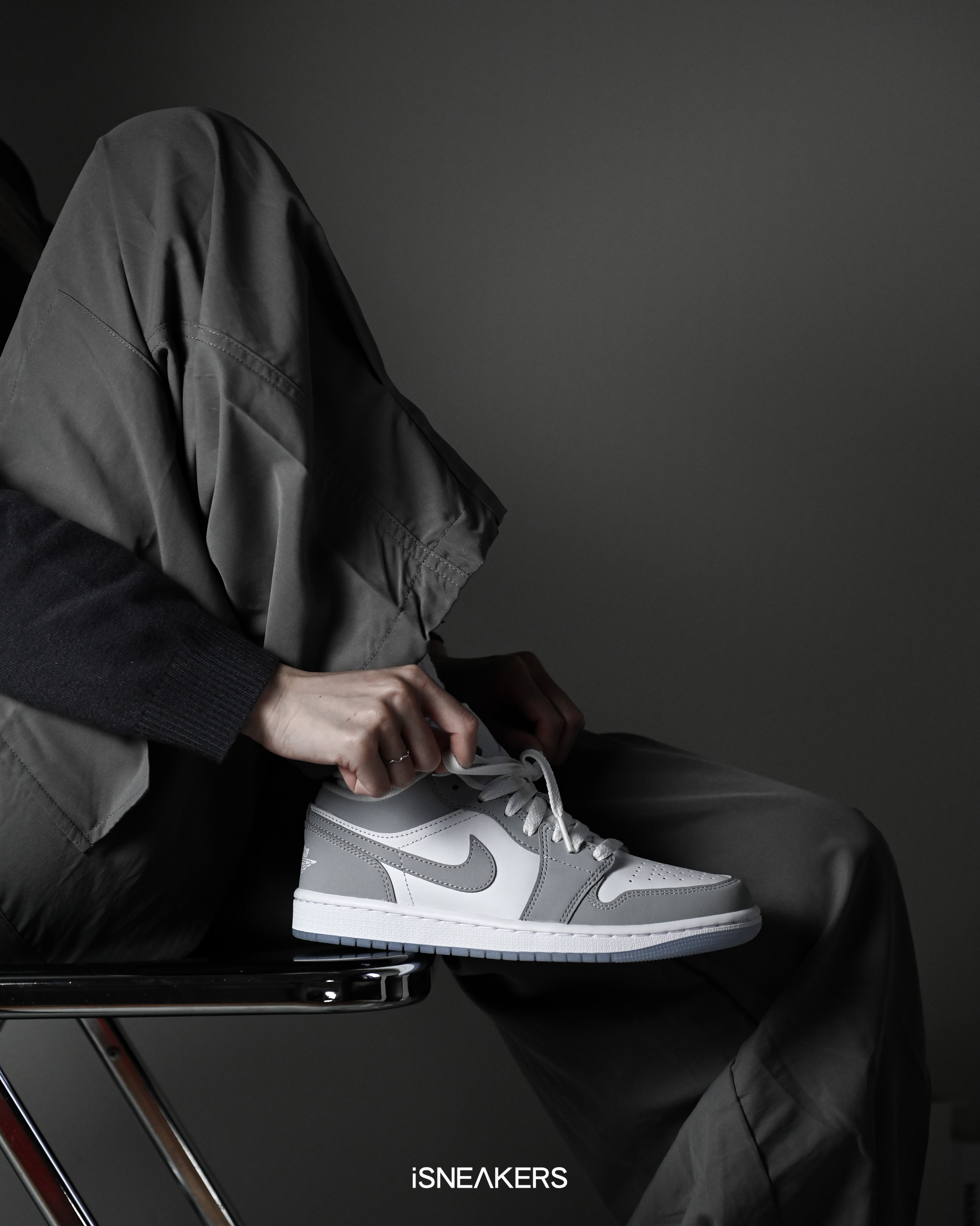 iSNEAKERS｜Air Jordan 1 Low "Little Dior" 灰 冰底 小Dior DC0774-105