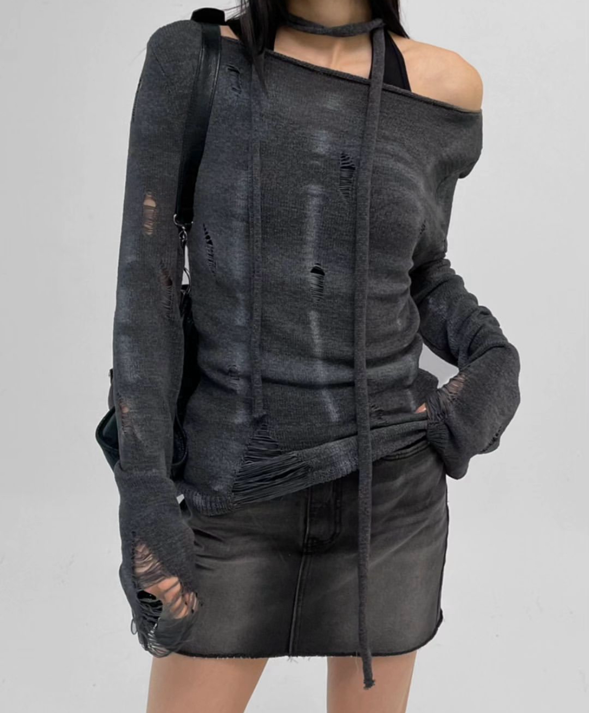 KR KICK IT TOP SET (CHARCOAL)