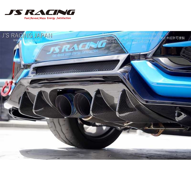 J'S RACING CARBON 後下擾流 HONDA CIVIC TYPE R FK8