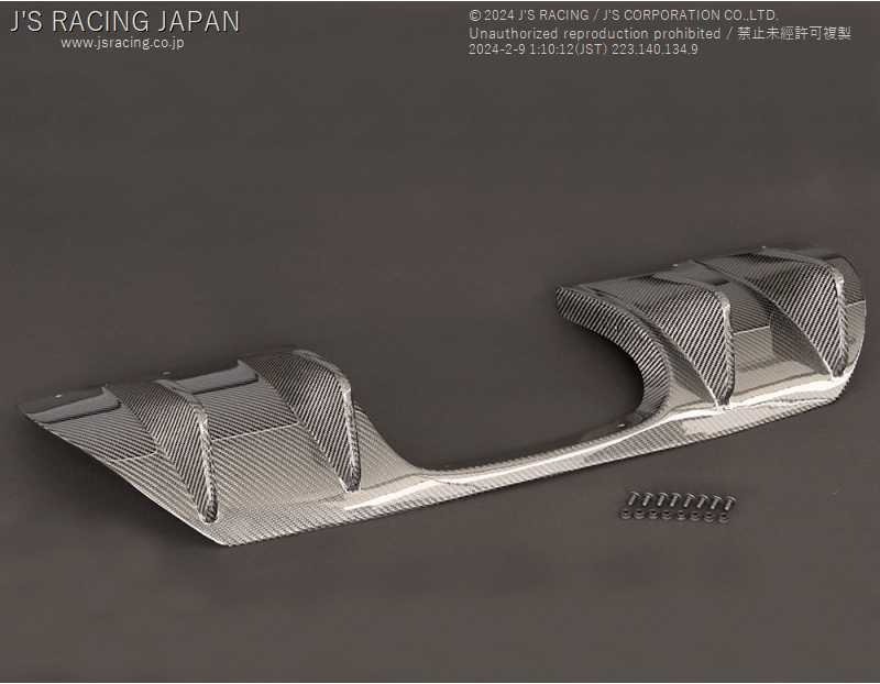 J'S RACING CARBON 後下擾流 HONDA CIVIC TYPE R FK8