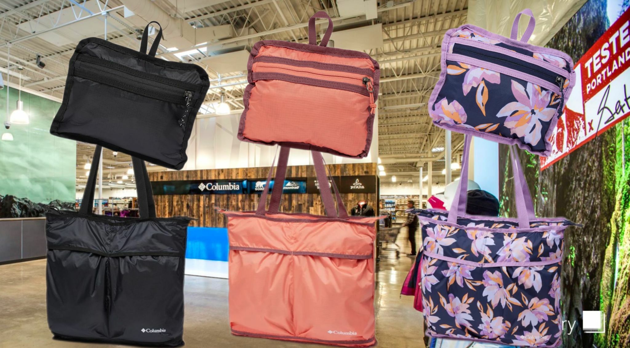 【預購】Columbia F020824 輕便可折疊手提包