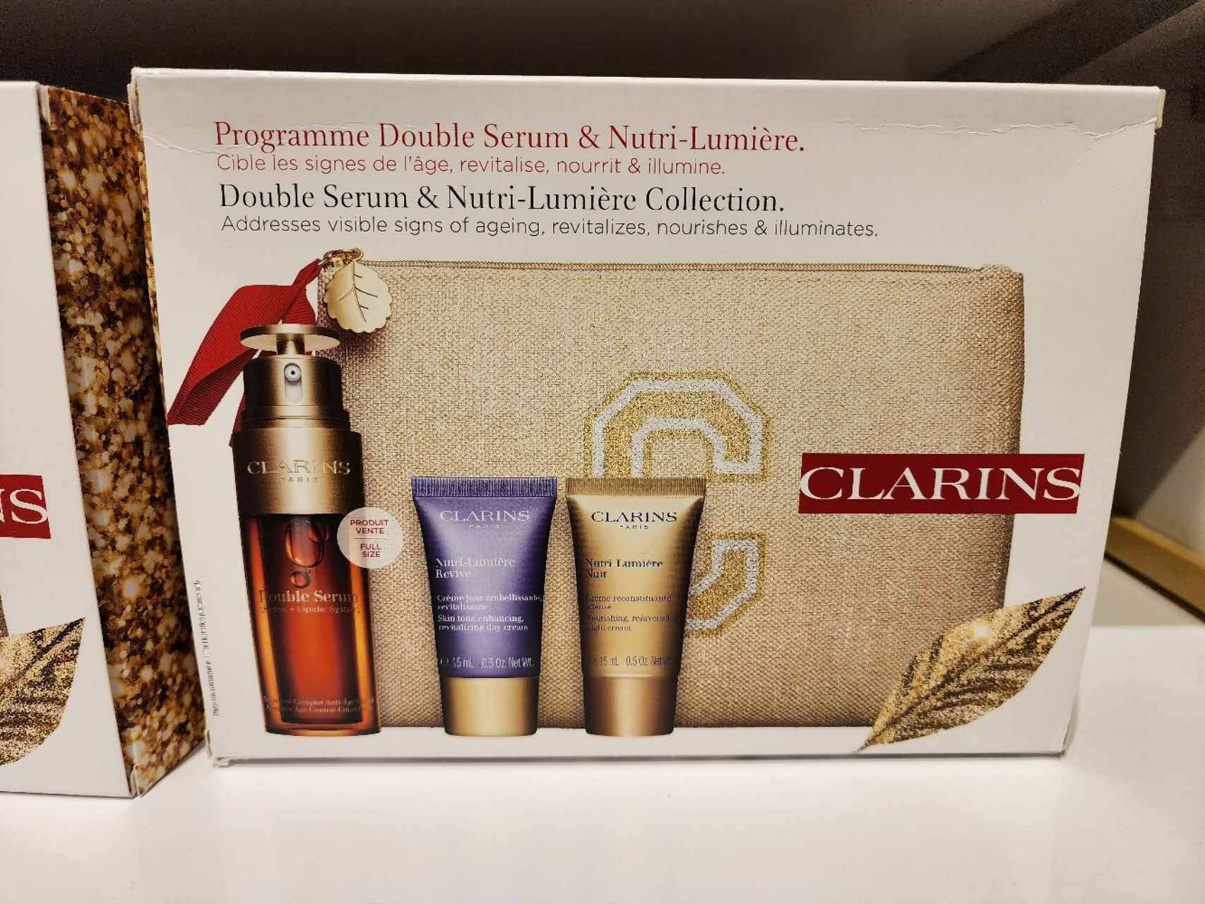 【現貨】CLARINS L110320 Nutri-Lumiere 雙精華禮盒