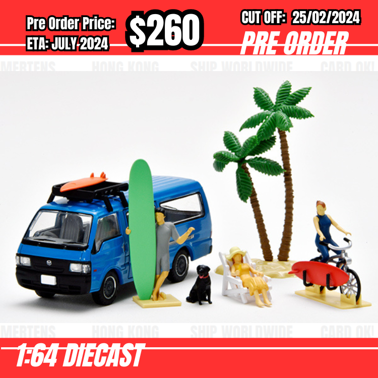 PO-$260 * Tomytec * 1:64 Diocolle 64 # Car Snap 19b Surfing 2 [OD09/02]