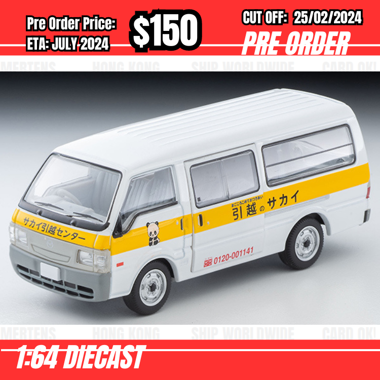 PO-$150 * Tomytec * 1:64 LV-N310b Mazda Bongo Brawny Sakai Moving Center [OD09/02]