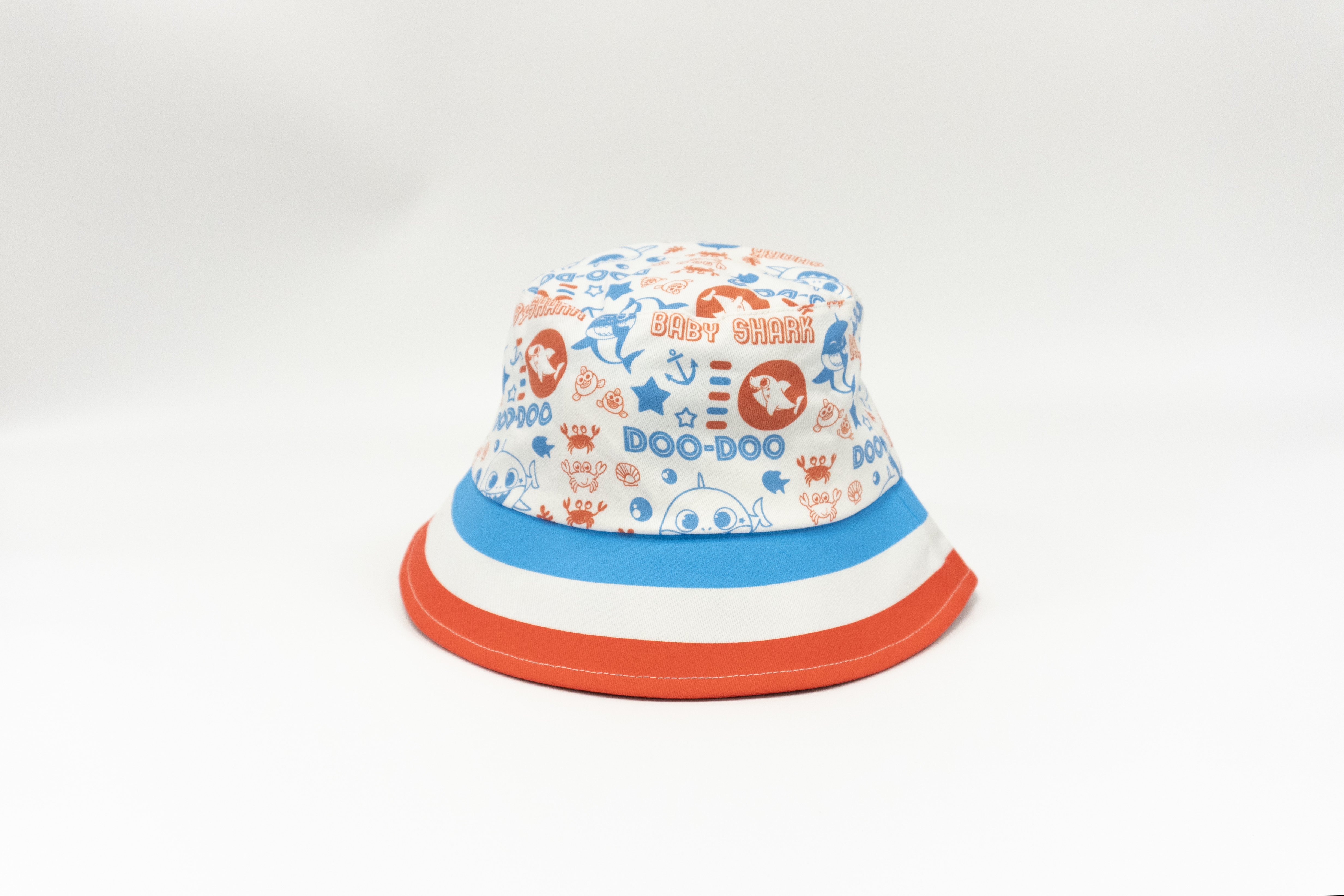 Baby Shark - 鯊魚寶寶 - 漁夫帽- 白色