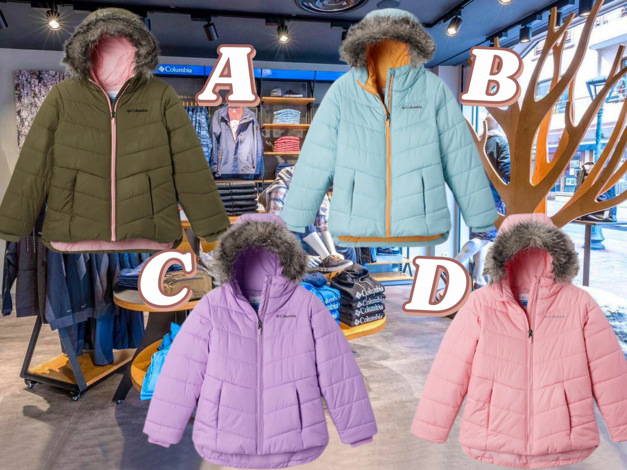 【預購】Columbia F020832 女童保暖外套