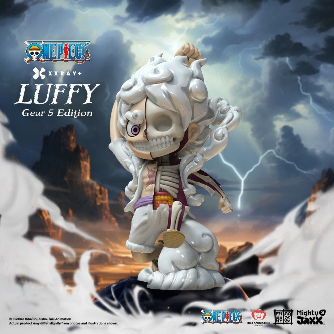 バンクシー Mighty Jaxx ラットオールコンプリート【新品】 Mighty Jaxx One Piece XXRAY Gear 5 Luffy Figure | Hot Topic