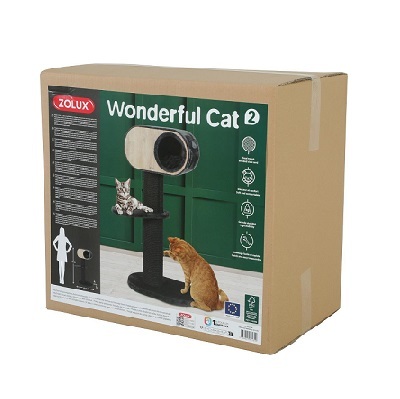 法國Zolux 'Wonderful 2' 兩層貓傢私 - 黑色