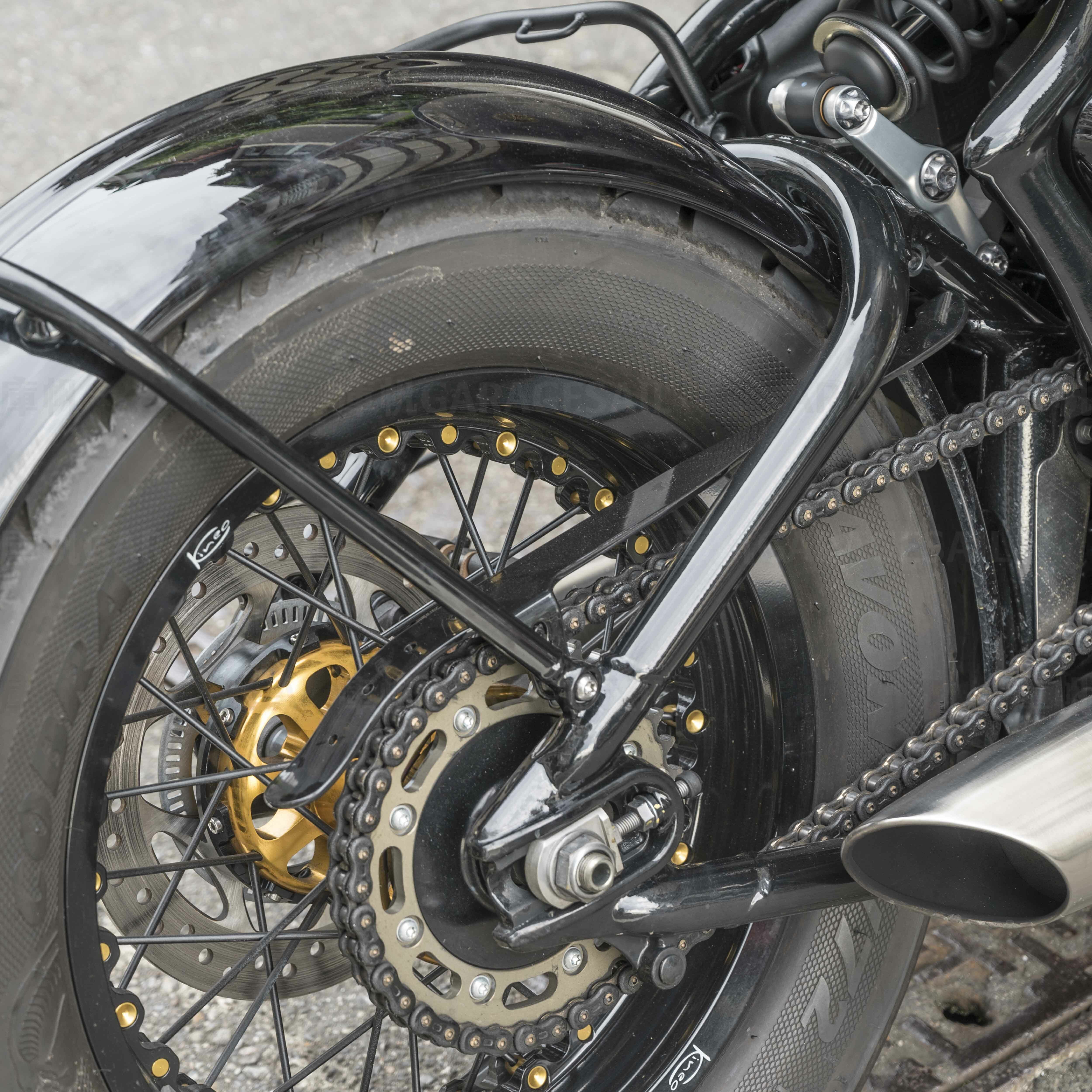 2Loud 水冷 Bobber專用 鍊條蓋 黑