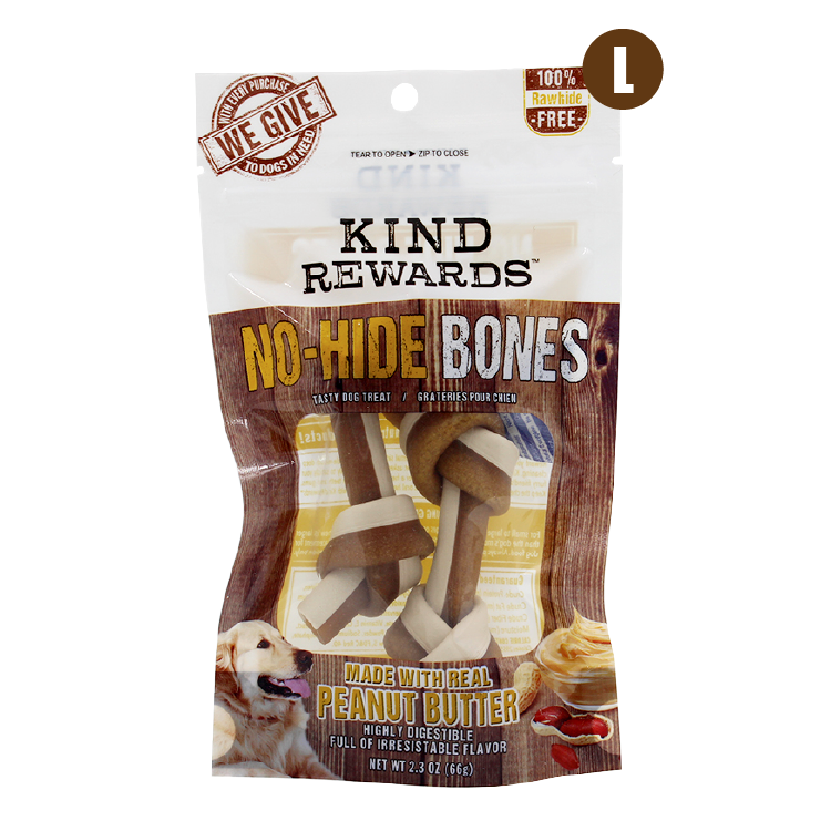 美國Kind Rewards「賞寵」花生醬4'' 潔齒骨 2支裝 (KR-8974)