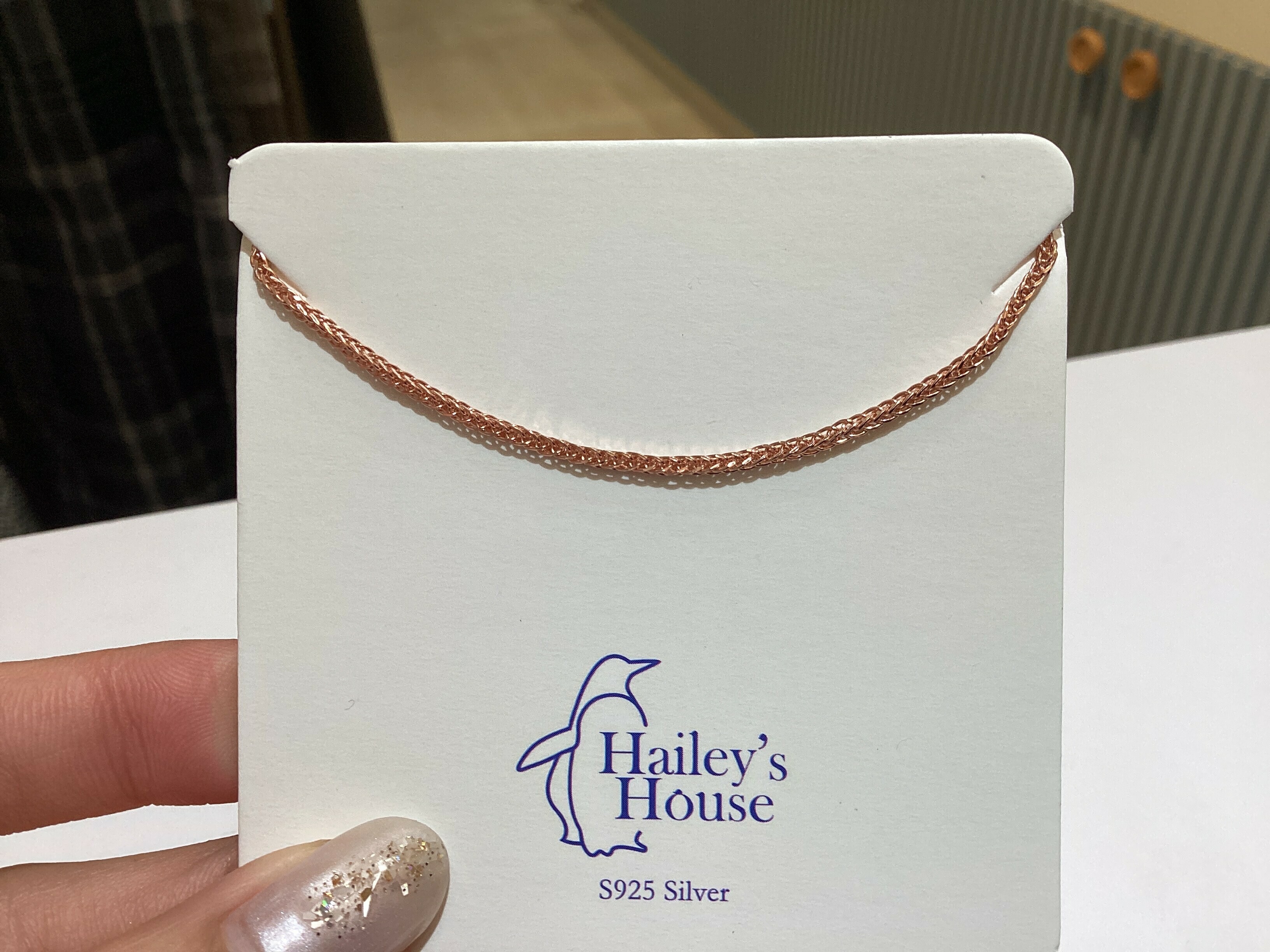 百搭款裸鏈（玫