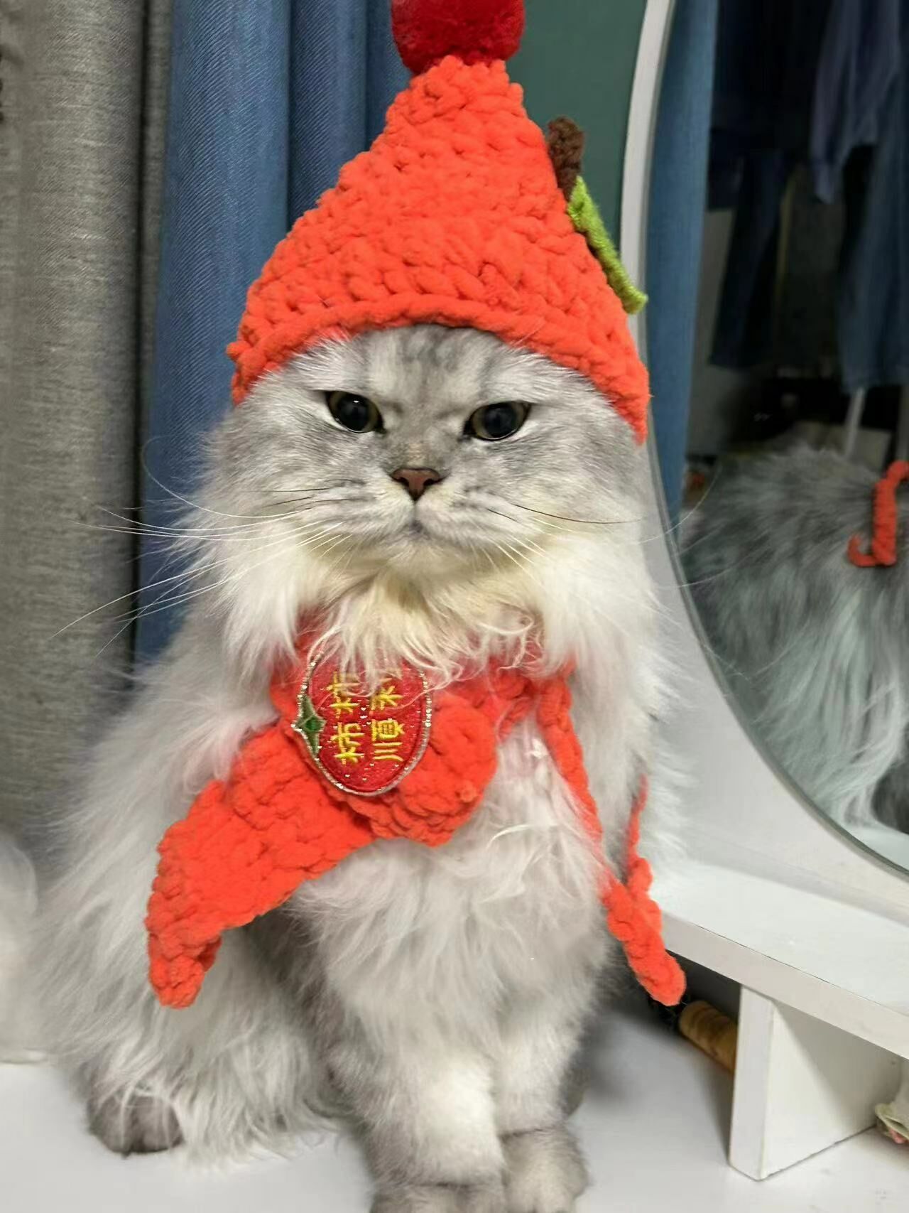 寵媽工房 - 寵物頸飾 (AC101) 圍巾40cm內