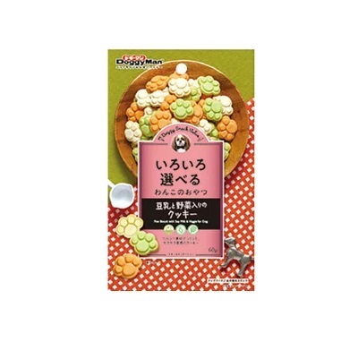 DoggyMan 豆乳野菜腳形潔齒餅 60g【$20 X 2 包】