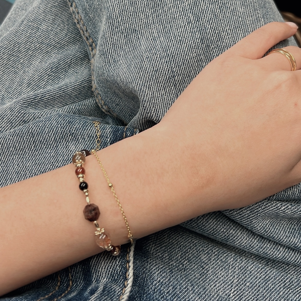 熱紅酒：紅石榴石｜黑玉隨｜橙石榴｜黑金超