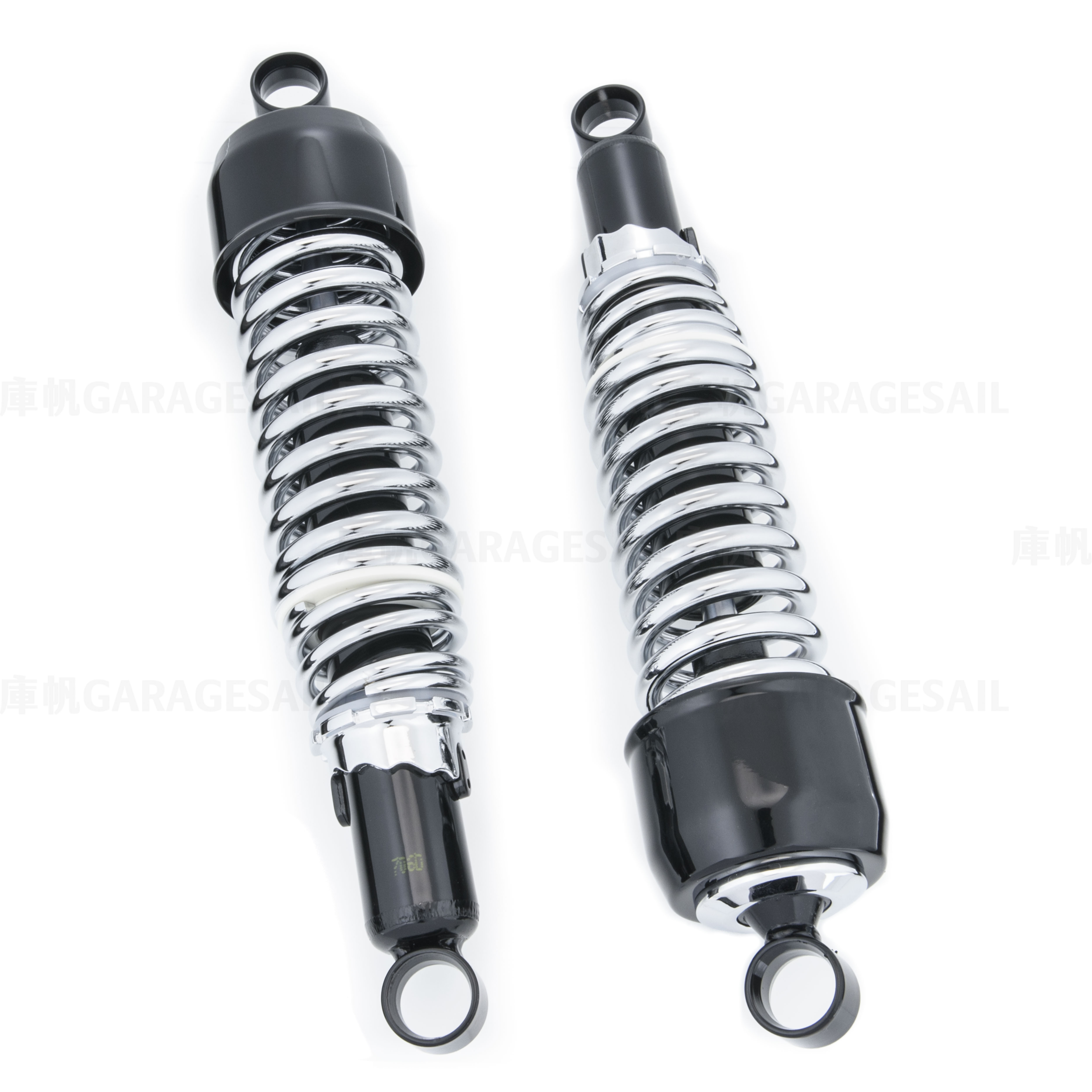 復古 雙槍 避震器 銀彈簧 365mm