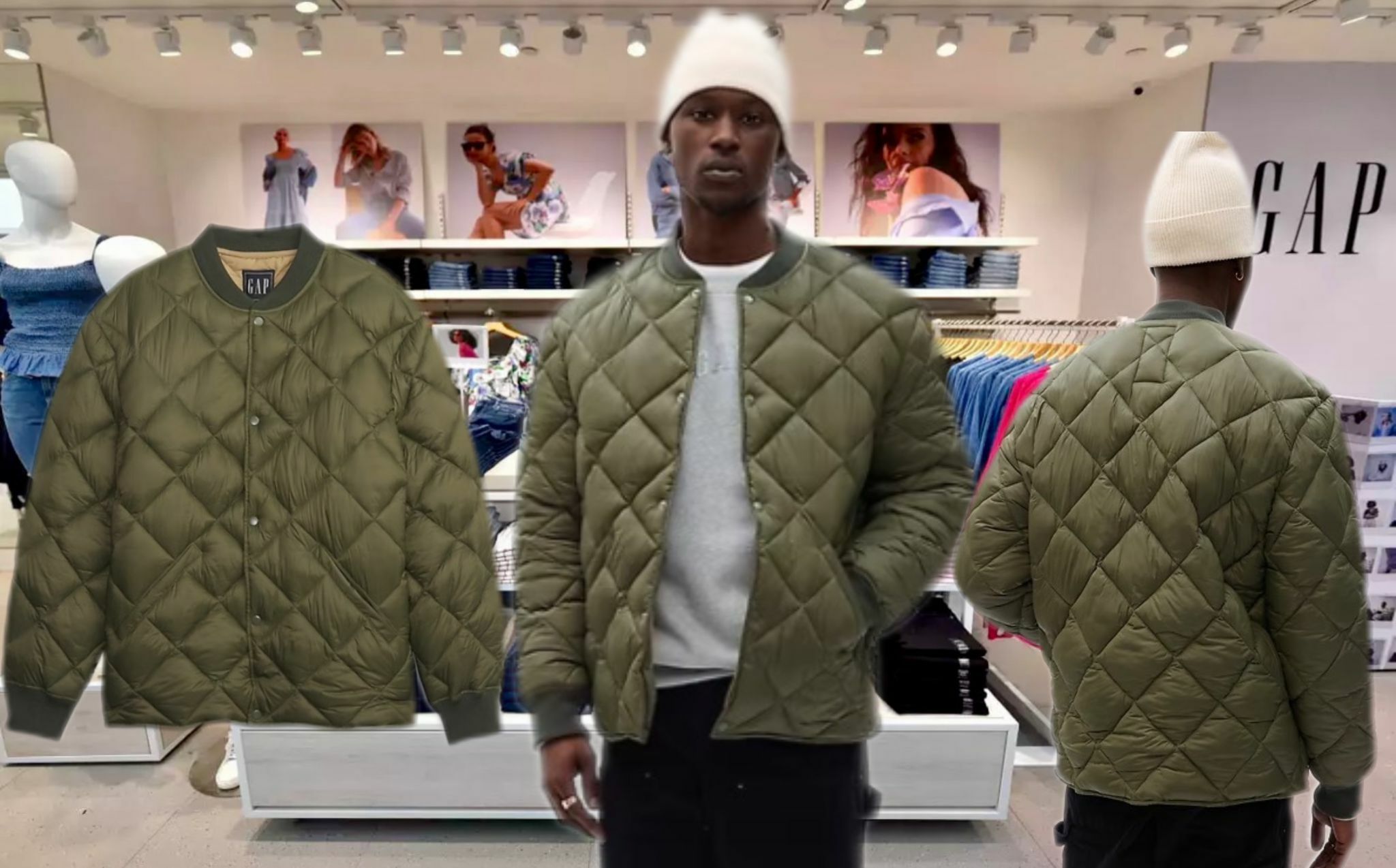 【預購】GAP F020906 飛行員棉服外套